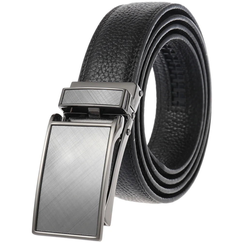 JMT-014346 Men's Genuine Leather Belt with Turquoise Inlay, Size 3.0, Model LY33-000015-5