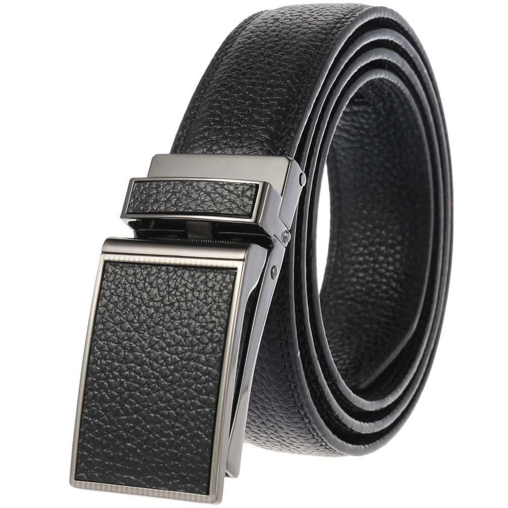 JMT-014346 Men's Genuine Leather Belt with Turquoise Inlay, Size 3.0, Model LY33-000015-5