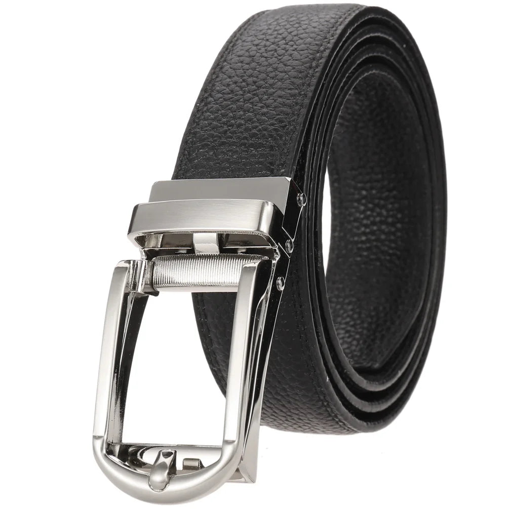 JMT-014346 Men's Genuine Leather Belt with Turquoise Inlay, Size 3.0, Model LY33-000015-5