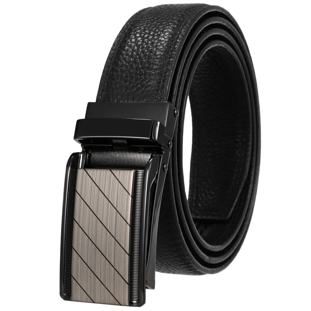 JMT-014346 Men's Genuine Leather Belt with Turquoise Inlay, Size 3.0, Model LY33-000015-5