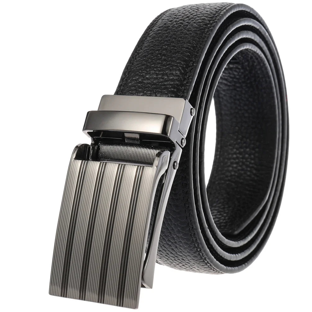 JMT-014346 Men's Genuine Leather Belt with Turquoise Inlay, Size 3.0, Model LY33-000015-5
