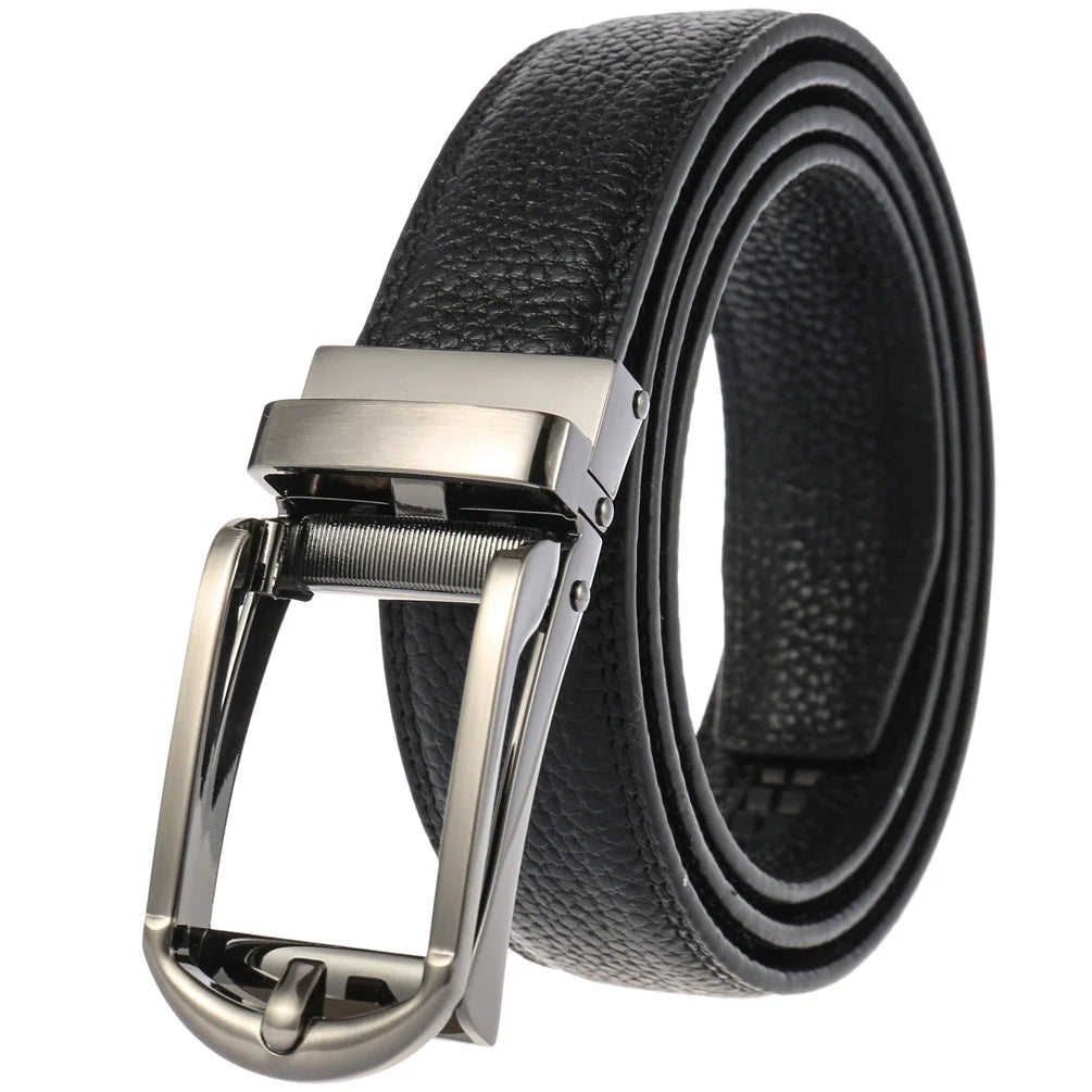 JMT-014346 Men's Genuine Leather Belt with Turquoise Inlay, Size 3.0, Model LY33-000015-5