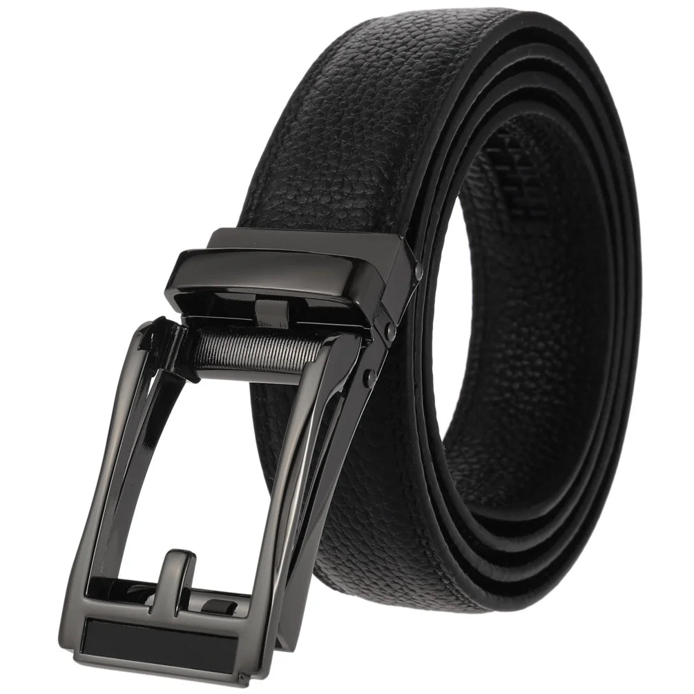 JMT-014346 Men's Genuine Leather Belt with Turquoise Inlay, Size 3.0, Model LY33-000015-5