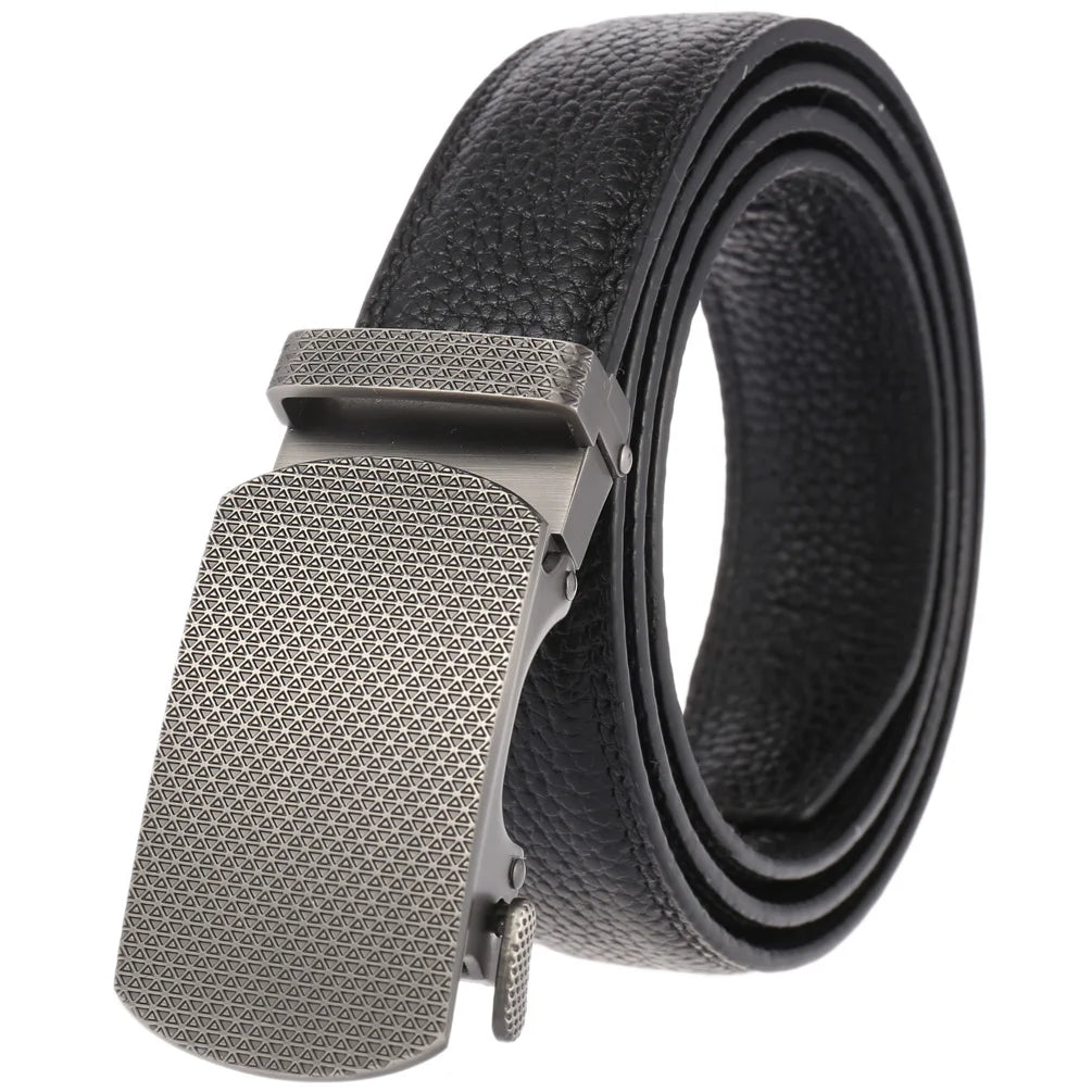 JMT-014346 Men's Genuine Leather Belt with Turquoise Inlay, Size 3.0, Model LY33-000015-5