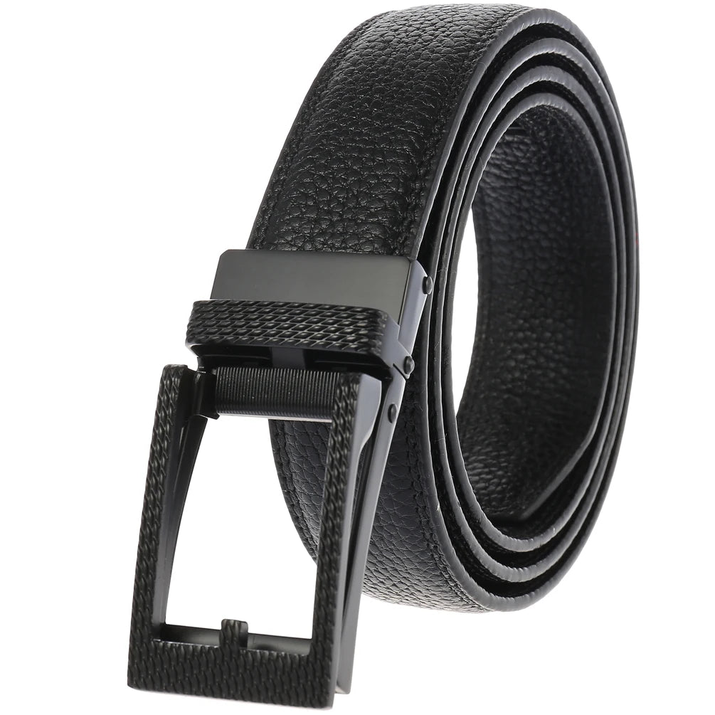 JMT-014346 Men's Genuine Leather Belt with Turquoise Inlay, Size 3.0, Model LY33-000015-5