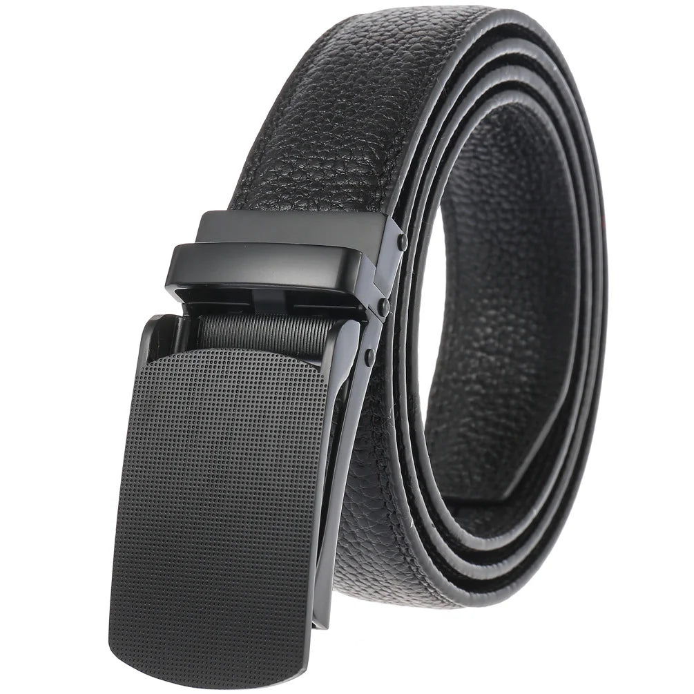 JMT-014346 Men's Genuine Leather Belt with Turquoise Inlay, Size 3.0, Model LY33-000015-5