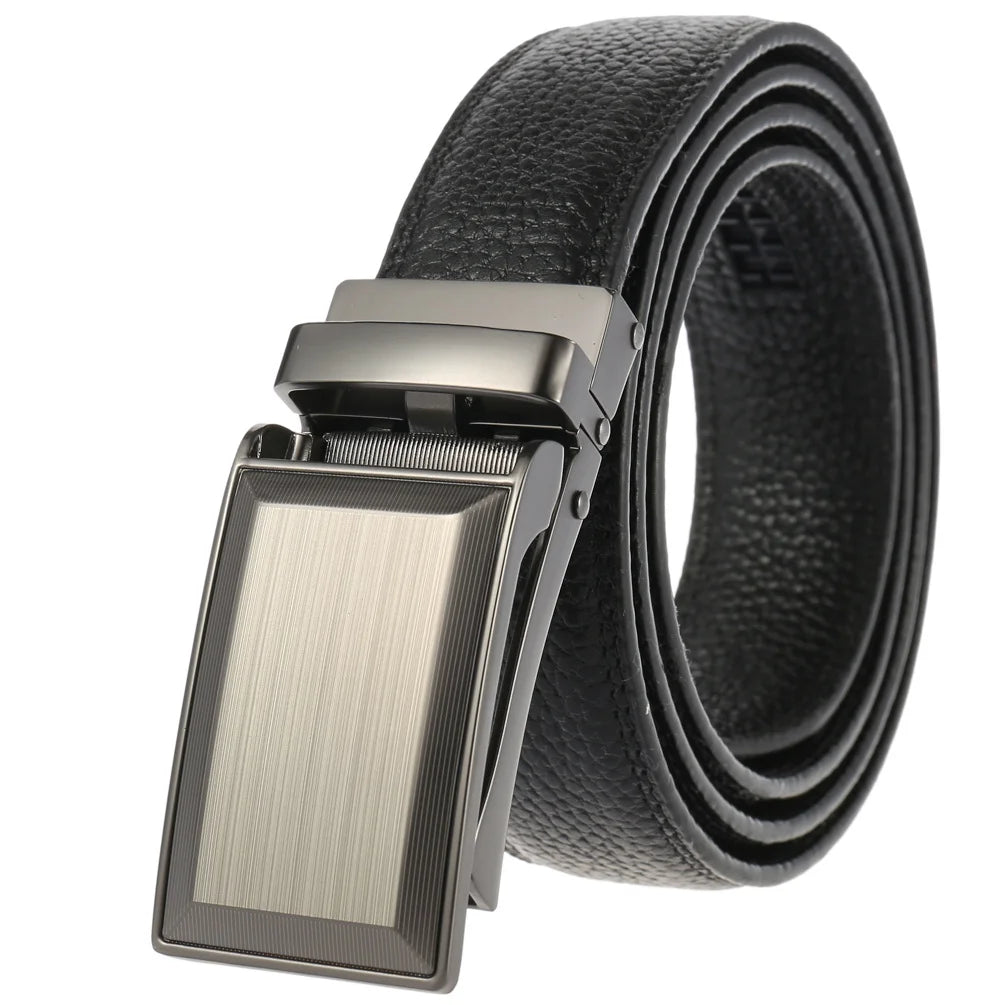 JMT-014346 Men's Genuine Leather Belt with Turquoise Inlay, Size 3.0, Model LY33-000015-5