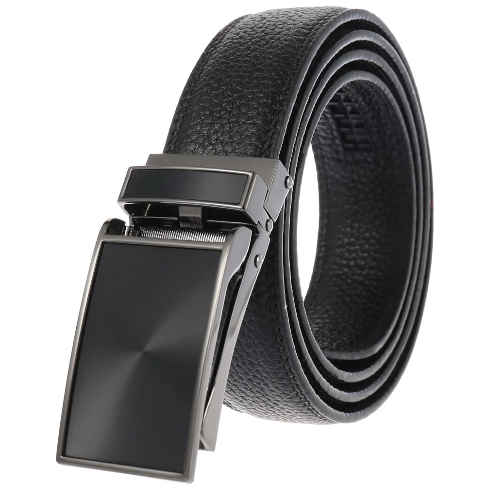 JMT-014346 Men's Genuine Leather Belt with Turquoise Inlay, Size 3.0, Model LY33-000015-5