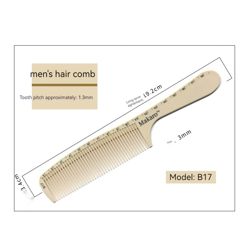 JMT-014730 Laser Scale Hair Comb in Multiple Colors - Fashion ABS Comb for Stylish Hair Care