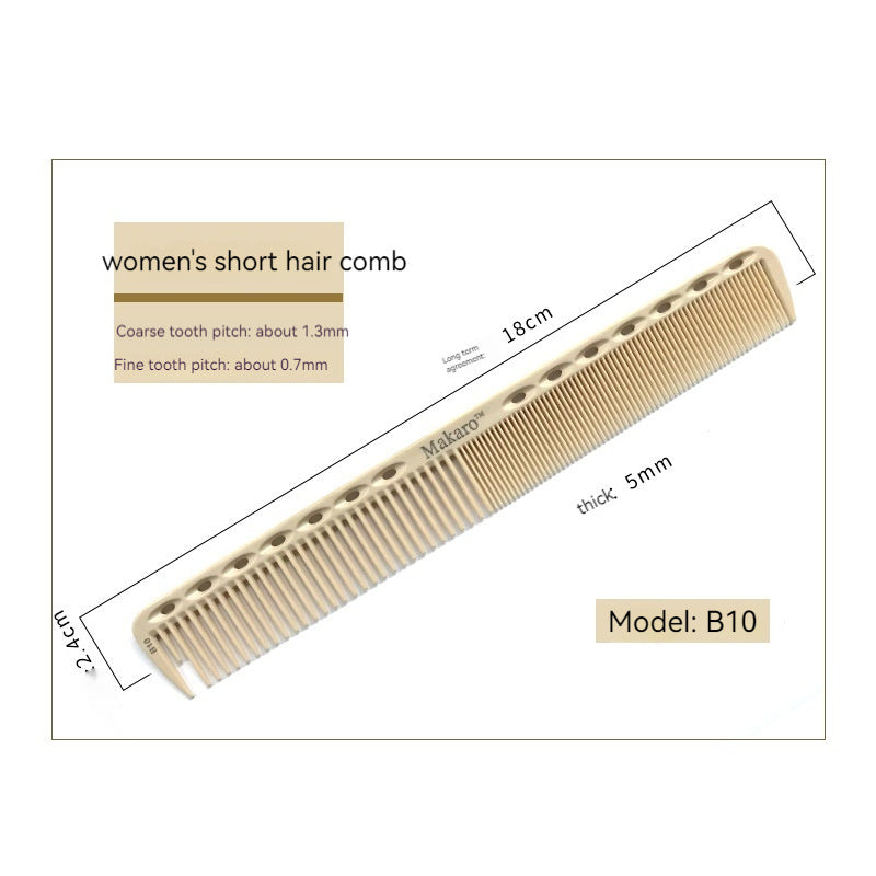 JMT-014730 Laser Scale Hair Comb in Multiple Colors - Fashion ABS Comb for Stylish Hair Care