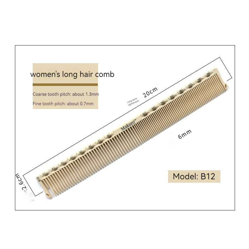 JMT-014730 Laser Scale Hair Comb in Multiple Colors - Fashion ABS Comb for Stylish Hair Care