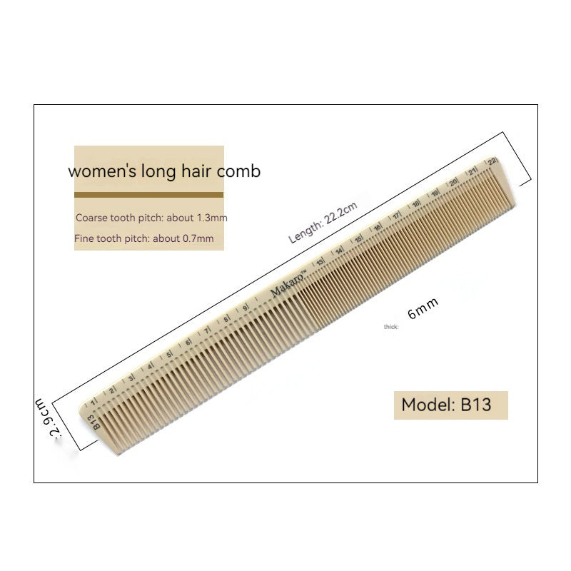 JMT-014730 Laser Scale Hair Comb in Multiple Colors - Fashion ABS Comb for Stylish Hair Care