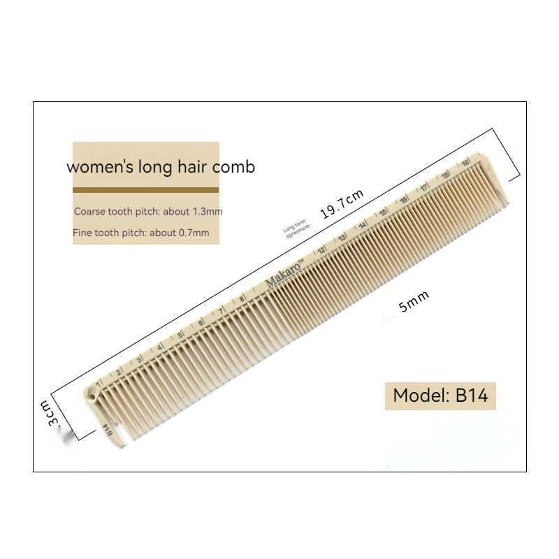 JMT-014730 Laser Scale Hair Comb in Multiple Colors - Fashion ABS Comb for Stylish Hair Care
