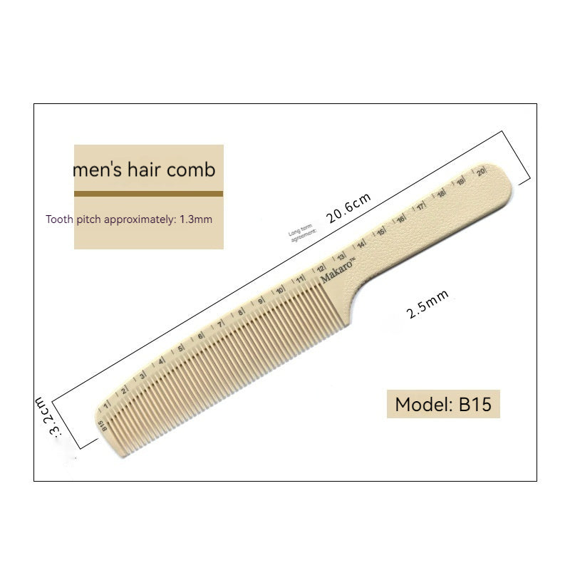 JMT-014730 Laser Scale Hair Comb in Multiple Colors - Fashion ABS Comb for Stylish Hair Care
