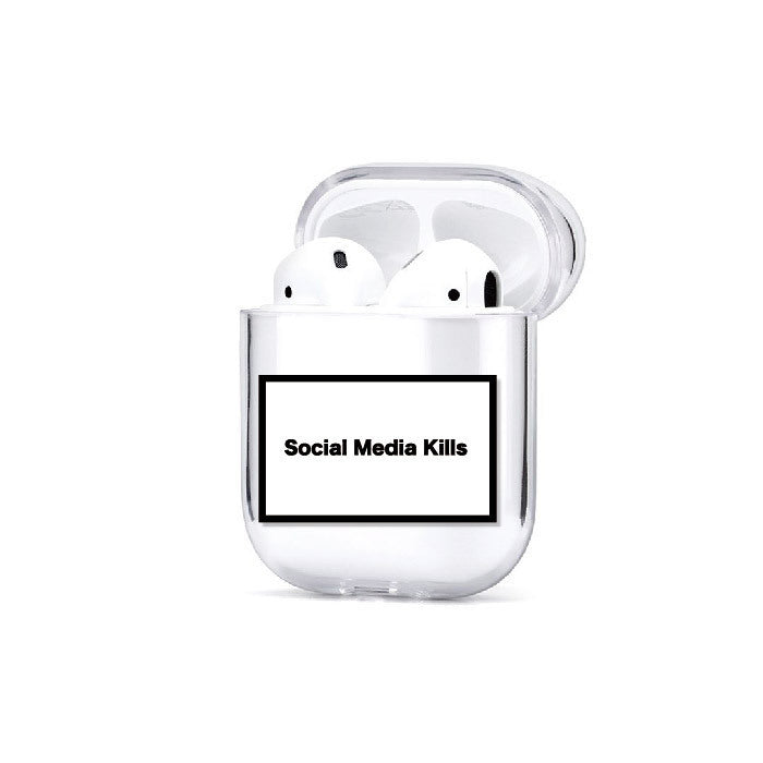JMT-014730 PC Transparent Hard Shell Case for AirPods and AirPods Pro - Cartoon Design