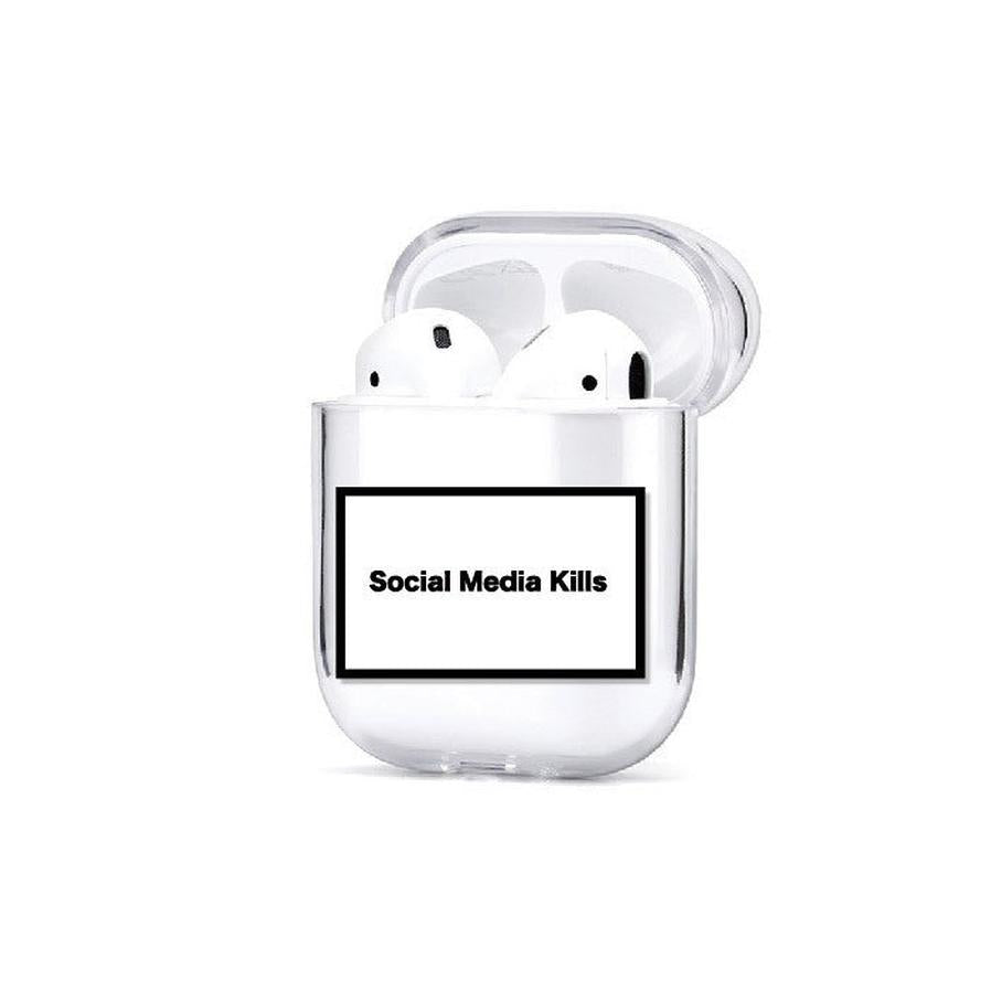 JMT-014730 PC Transparent Hard Shell Case for AirPods and AirPods Pro - Cartoon Design