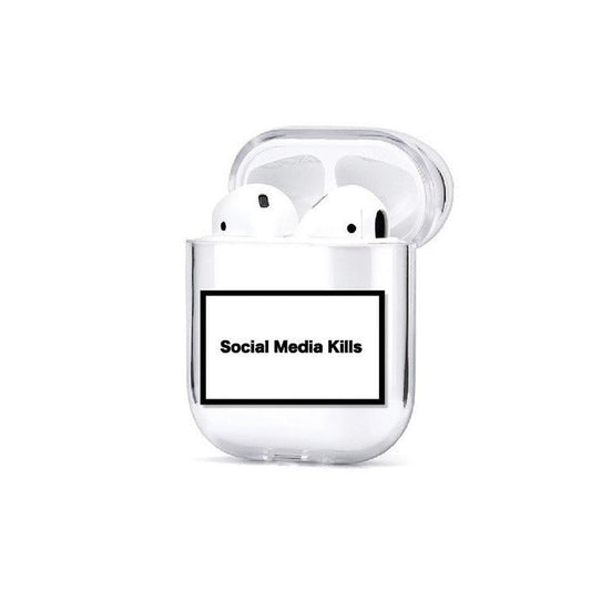 JMT-014730 PC Transparent Hard Shell Case for AirPods and AirPods Pro - Cartoon Design