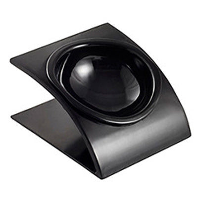 JMT-014922 Melamine Bevel Flat Face Pet Bowl for Cats and Small Dogs - 18x16x10cm