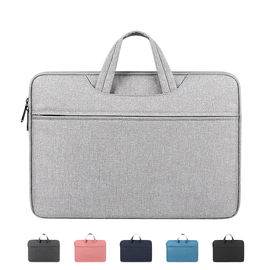 JMT-015242 Durable Waterproof Large Capacity Laptop Tote Bag with Multiple Pockets and Dual Zipper Compartments