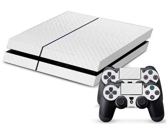 JMT-015370 PS4 Carbon Fiber Skin Sticker with Removable Adhesive and Ventilation Grooves