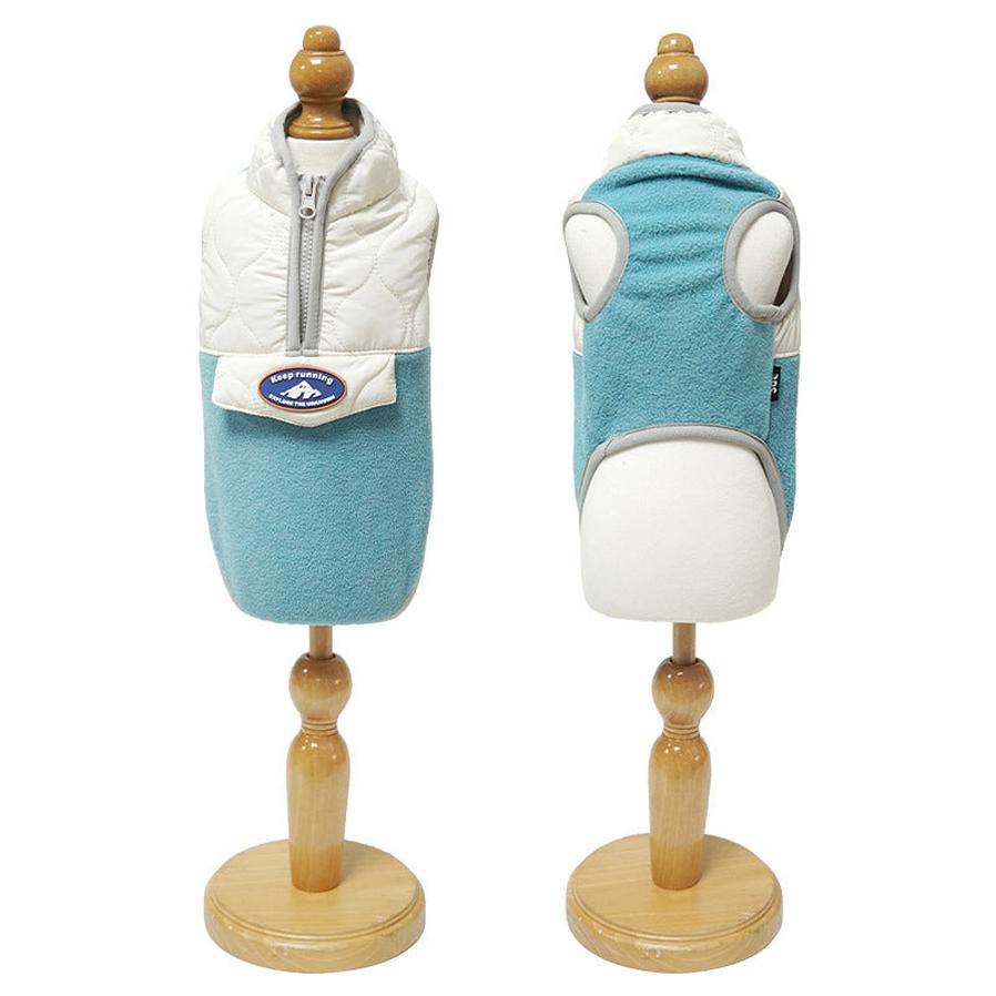 JMT-015370 Warm Zipper Waistcoat for Dogs - Cozy Granular Fleece and Polyester Fiber, Autumn & Winter Apparel