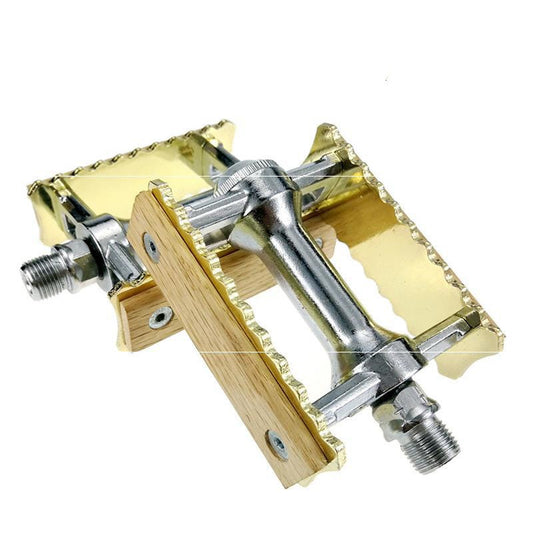 JMT-015434 Folding Bike Pedals with Retro Design and Durable Bearings