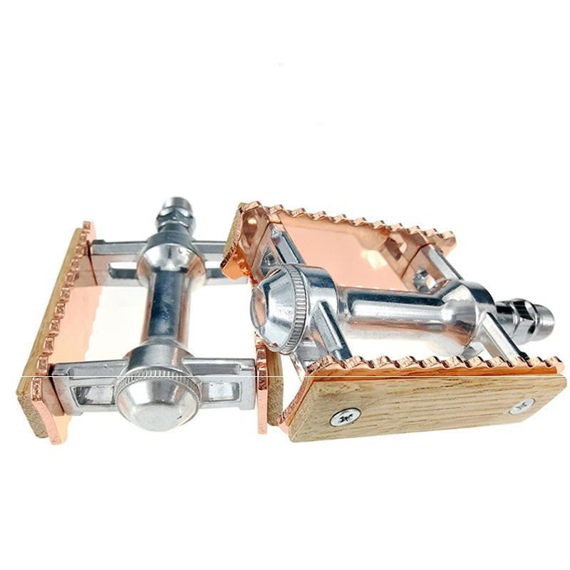 JMT-015434 Folding Bike Pedals with Retro Design and Durable Bearings