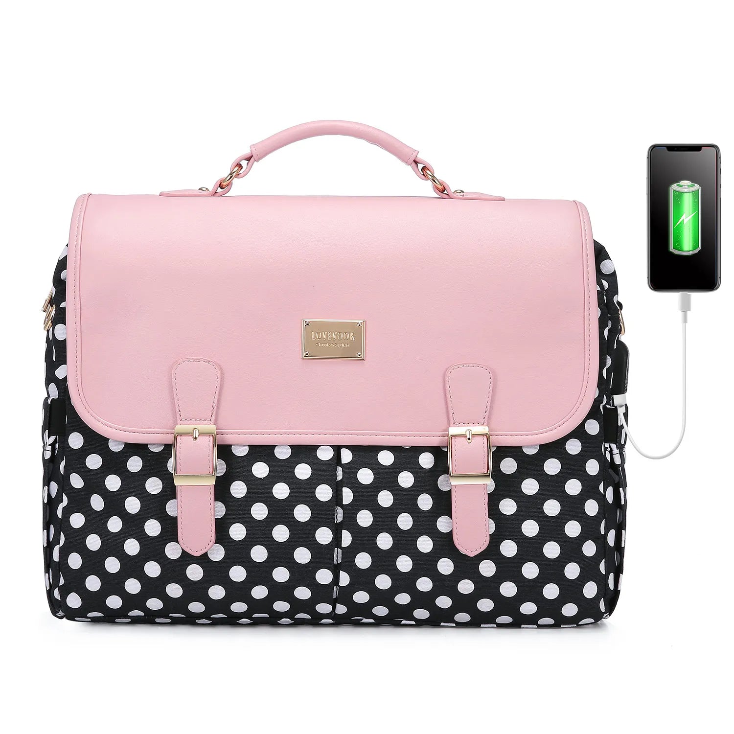 JMT-015626 Waterproof Large Office Tote Bag for Women – Stylish PU Briefcase for Laptops and Daily Business Use