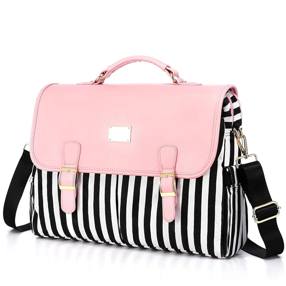 JMT-015626 Waterproof Large Office Tote Bag for Women – Stylish PU Briefcase for Laptops and Daily Business Use
