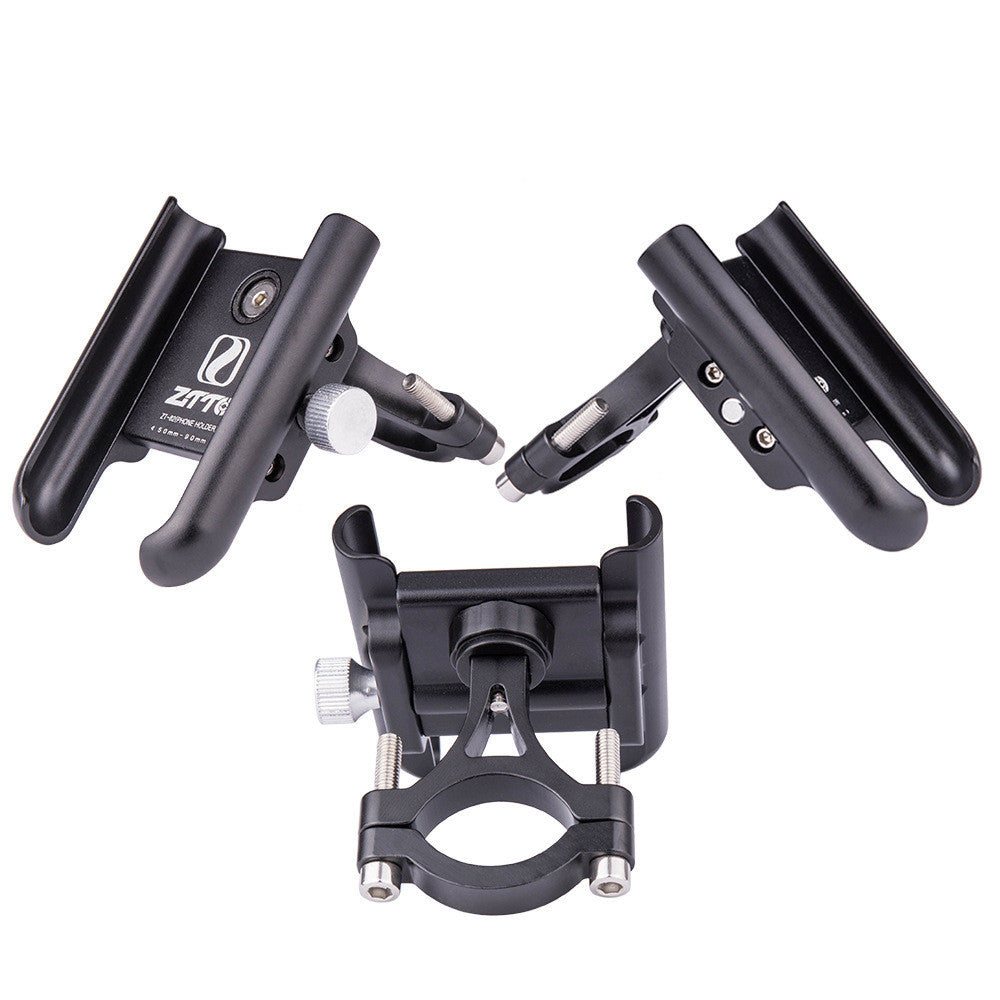 JMT-015754 Adjustable Aluminum Alloy Mobile Phone Holder for Bicycles and Electric Cars