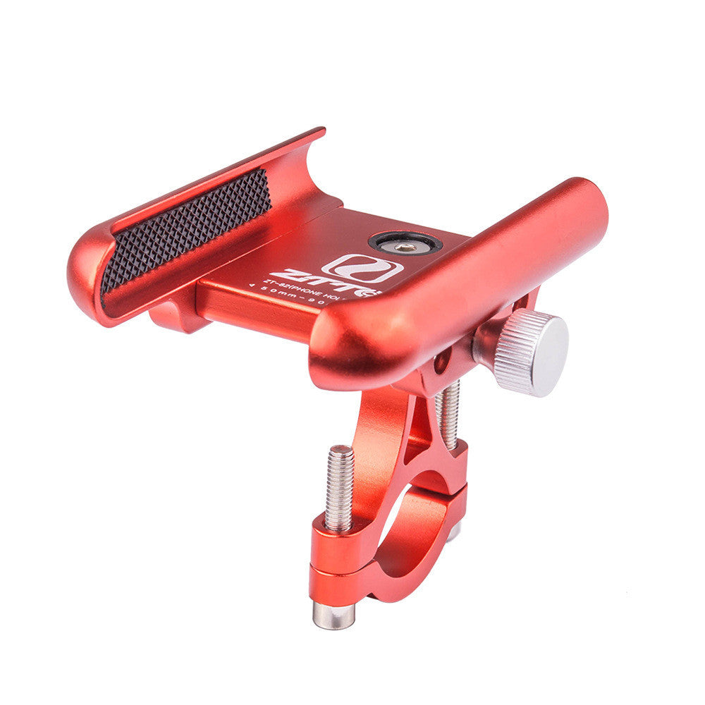 JMT-015754 Adjustable Aluminum Alloy Mobile Phone Holder for Bicycles and Electric Cars