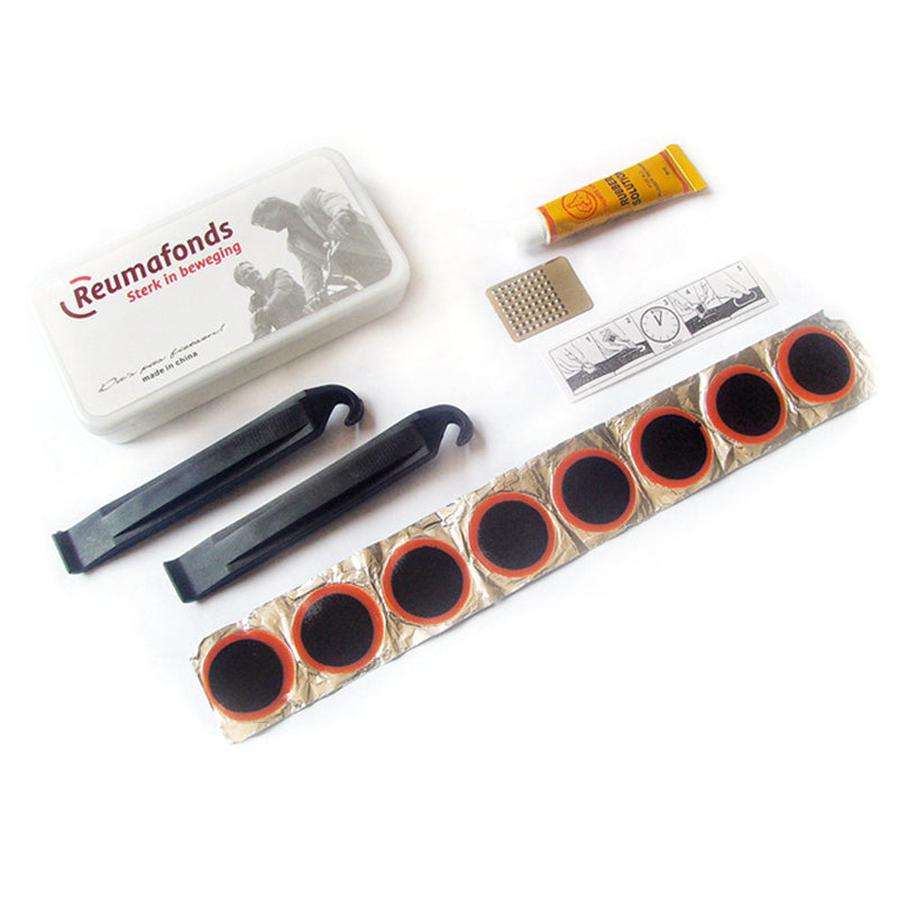 JMT-015818 Bicycle Tire Repair Kit with Essential Tools and Puncture Patches