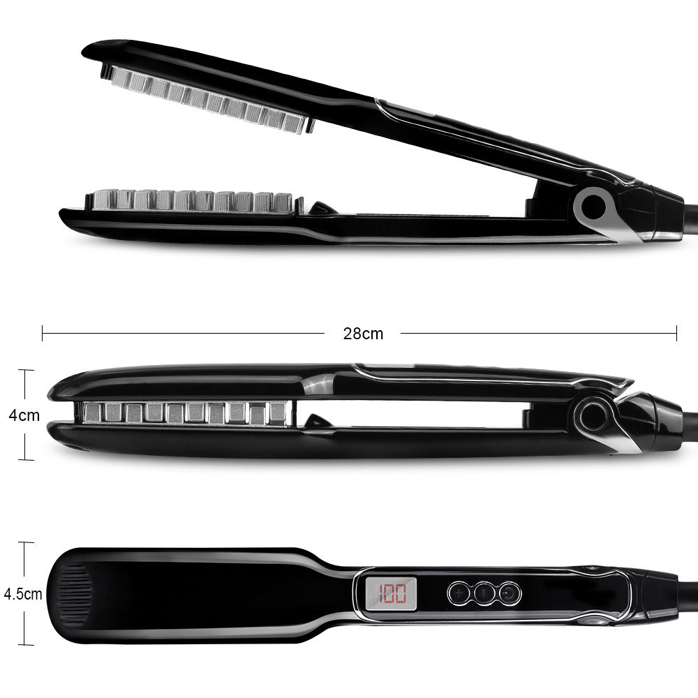 JMT-015882 Digital Flat Iron for Hair Styling with LCD Display - Tourmaline Ceramic & Adjustable Temperature Control