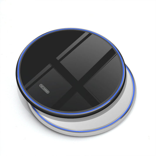 JMT-016074 FDGAO Qi Wireless Metal Charger - Aluminum Alloy, Fast Charging, Compatible with 10W, 7.5W, 5W Devices