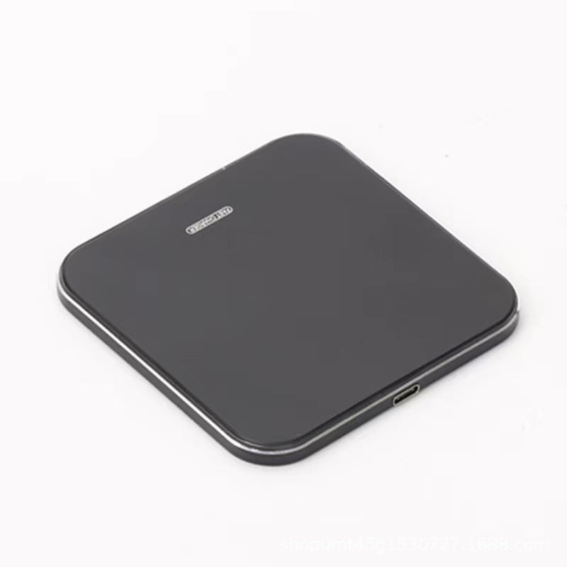 JMT-016074 FDGAO Qi Wireless Metal Charger - Aluminum Alloy, Fast Charging, Compatible with 10W, 7.5W, 5W Devices