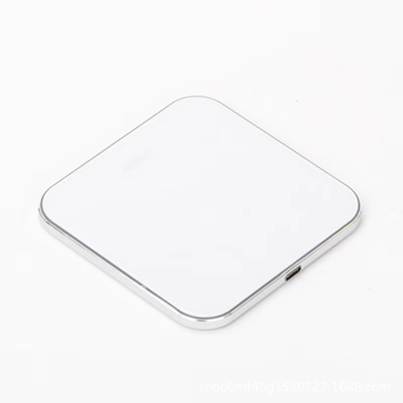 JMT-016074 FDGAO Qi Wireless Metal Charger - Aluminum Alloy, Fast Charging, Compatible with 10W, 7.5W, 5W Devices