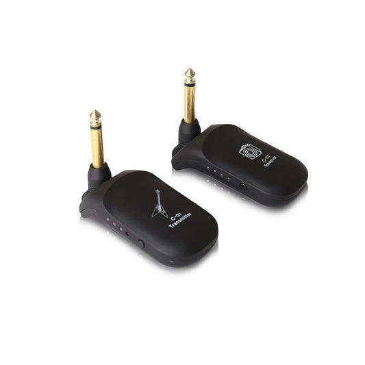 JMT-016074 Rechargeable Wireless Guitar Transmitter and Receiver Set for Electric and Acoustic Instruments