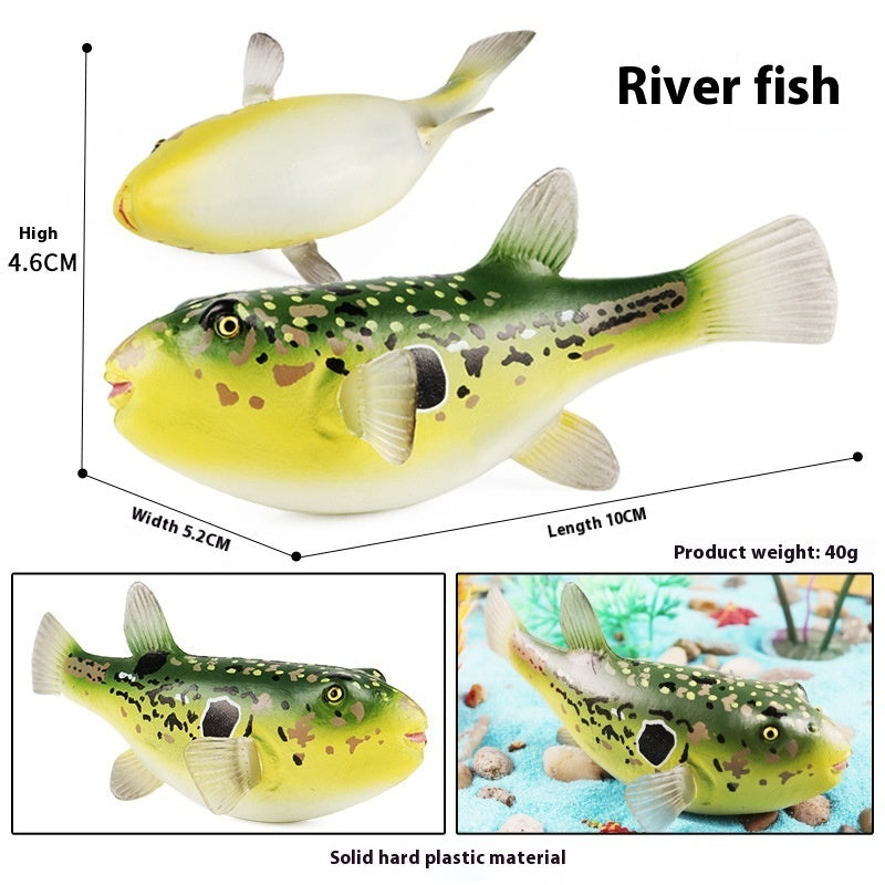 JMT-016394 Realistic Plastic Devil Fish/Ray Fish Marine Animal Model for Educational Play