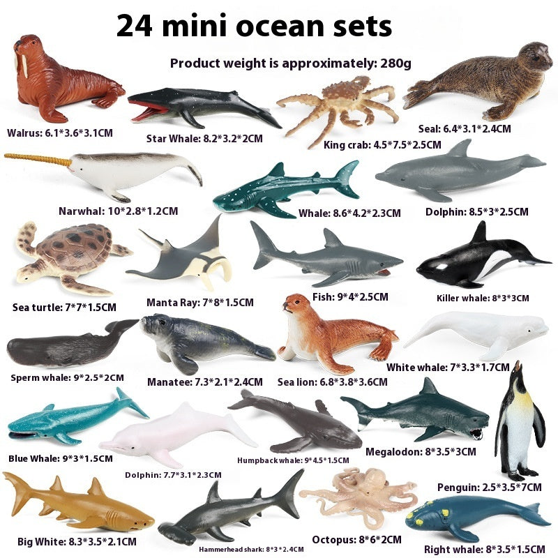 JMT-016394 Realistic Plastic Devil Fish/Ray Fish Marine Animal Model for Educational Play