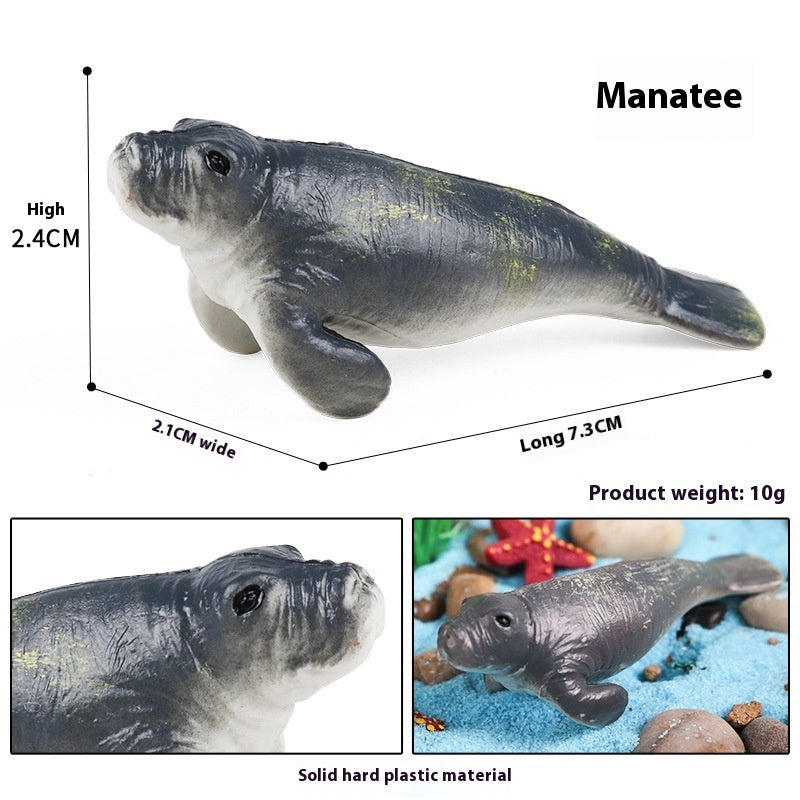 JMT-016394 Realistic Plastic Devil Fish/Ray Fish Marine Animal Model for Educational Play