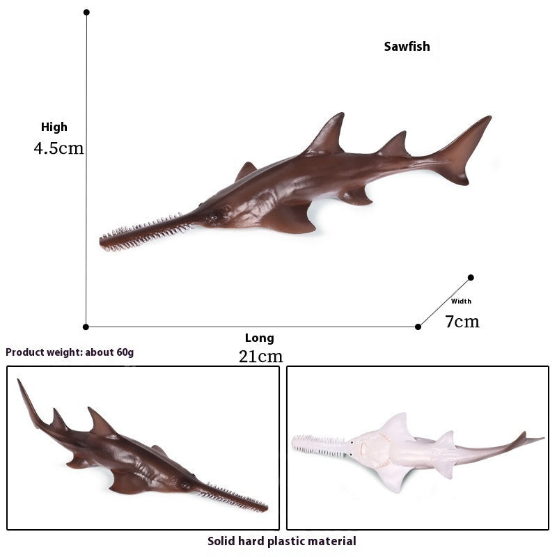 JMT-016394 Realistic Plastic Devil Fish/Ray Fish Marine Animal Model for Educational Play