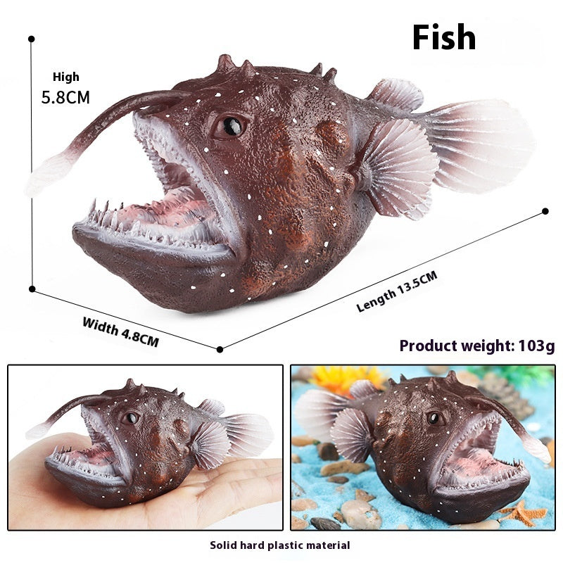JMT-016394 Realistic Plastic Devil Fish/Ray Fish Marine Animal Model for Educational Play