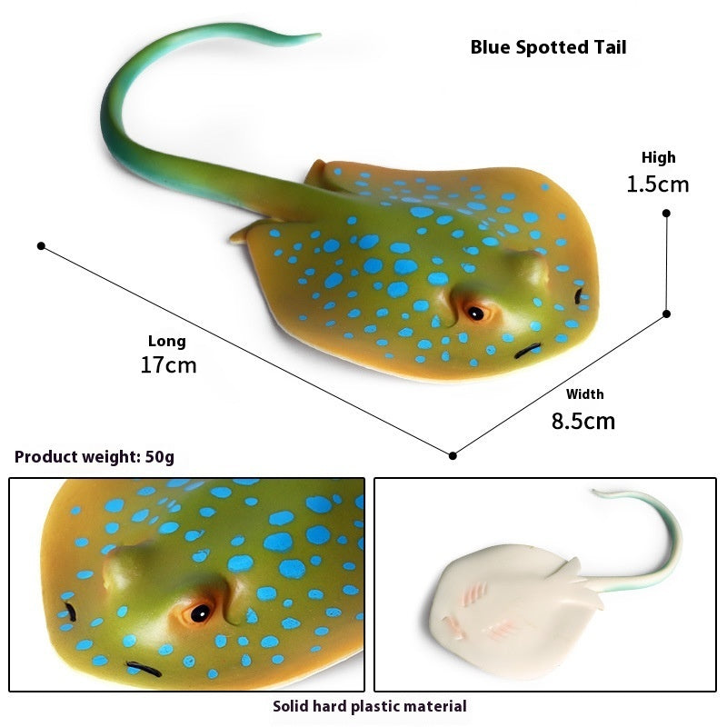 JMT-016394 Realistic Plastic Devil Fish/Ray Fish Marine Animal Model for Educational Play