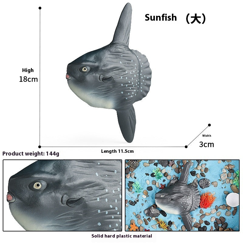 JMT-016394 Realistic Plastic Devil Fish/Ray Fish Marine Animal Model for Educational Play