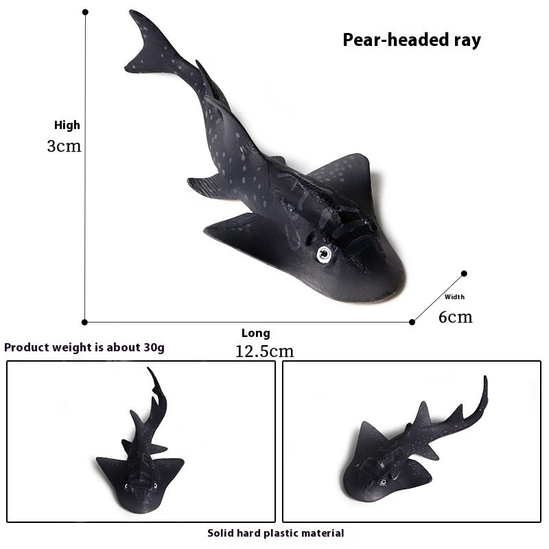JMT-016394 Realistic Plastic Devil Fish/Ray Fish Marine Animal Model for Educational Play
