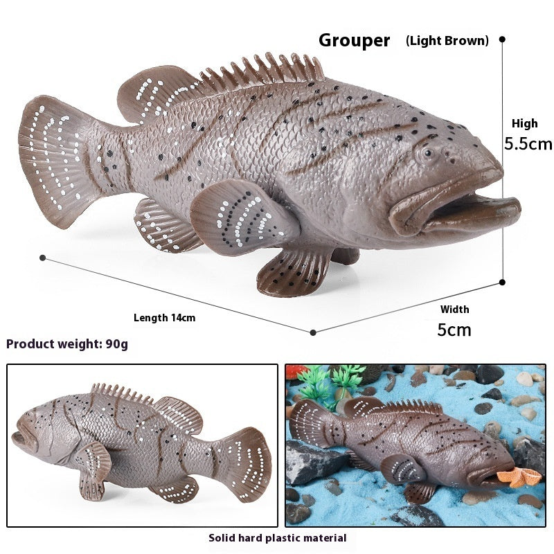 JMT-016394 Realistic Plastic Devil Fish/Ray Fish Marine Animal Model for Educational Play