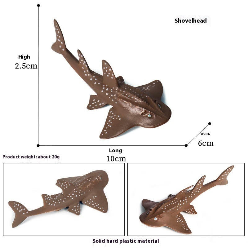 JMT-016394 Realistic Plastic Devil Fish/Ray Fish Marine Animal Model for Educational Play