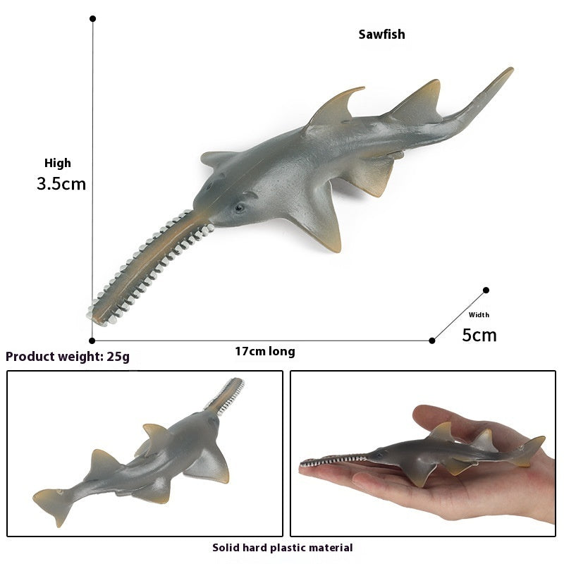 JMT-016394 Realistic Plastic Devil Fish/Ray Fish Marine Animal Model for Educational Play