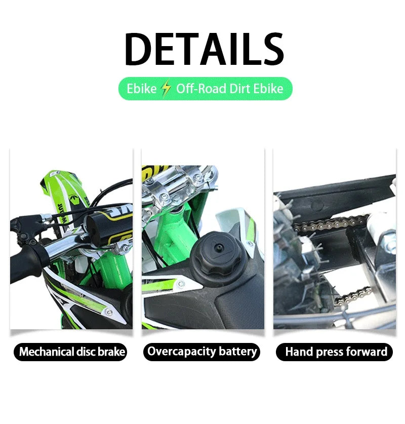 JMT-016650 High Power Mini Electric Dirt Bike 36V 8Ah 500W for Kids - 25MPH Racing Fun , Top Speed 27.9 mph