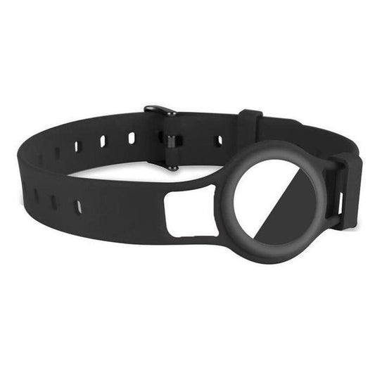 JMT-016714 Silicone Protective Cover for Apple AirTag-Compatible Pet Collar Tracker - Multiple Color Options Available